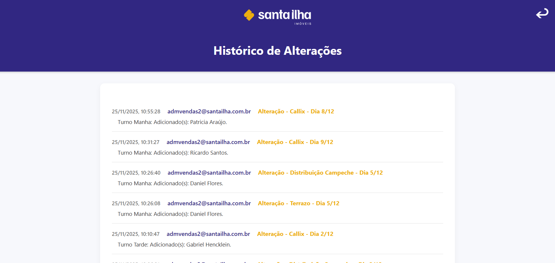 Preview 4 do projeto de Distribuição de Leads